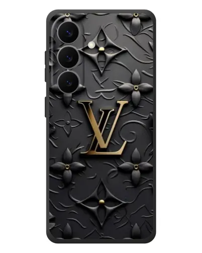 Чехол для Samsung Galaxy S26 Plus с картинкой «Кожаная текстура LV»