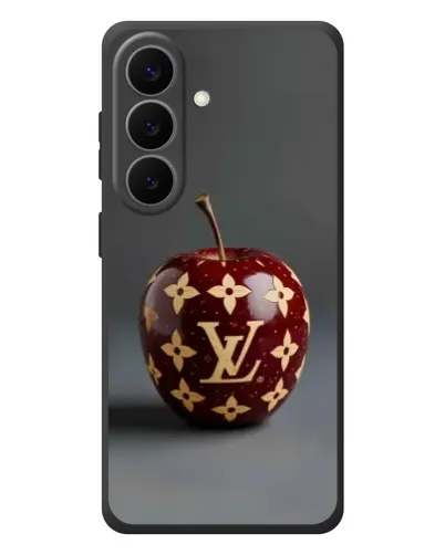 Чехол для Samsung Galaxy S26 Plus с картинкой «Красное яблоко LV»