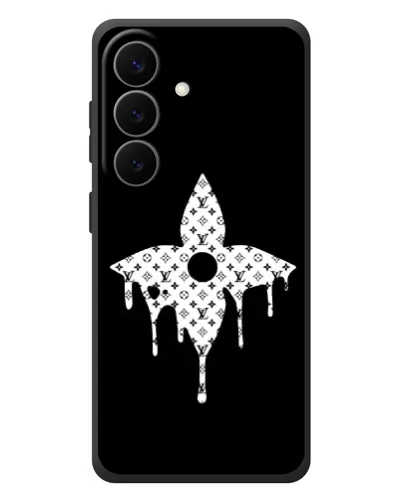 Чехол для Samsung Galaxy S26 Plus с картинкой «Цветочная монограмма»