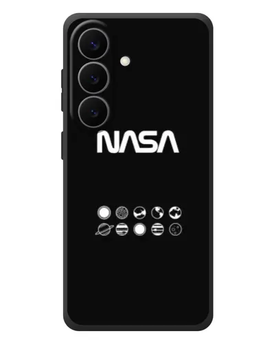 Чехол для Samsung Galaxy S26 Plus с картинкой «NASA — технический принт» Чехол для Samsung Galaxy S26 Plus с картинкой «NASA — технический принт»