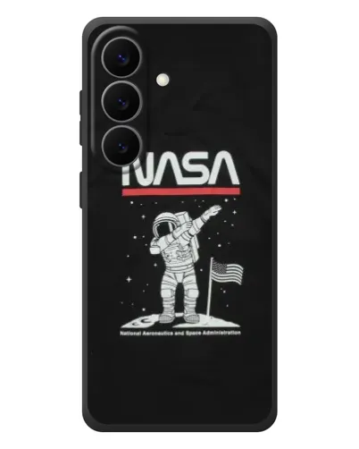 Чехол для Samsung Galaxy S26 Plus с картинкой «NASA — шагаем по Луне» Чехол для Samsung Galaxy S26 Plus с картинкой «NASA — шагаем по Луне»