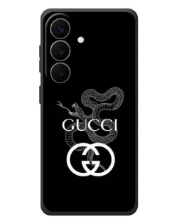 Чехол для Samsung Galaxy S26 Plus с картинкой «Gucci — серебряная змея»