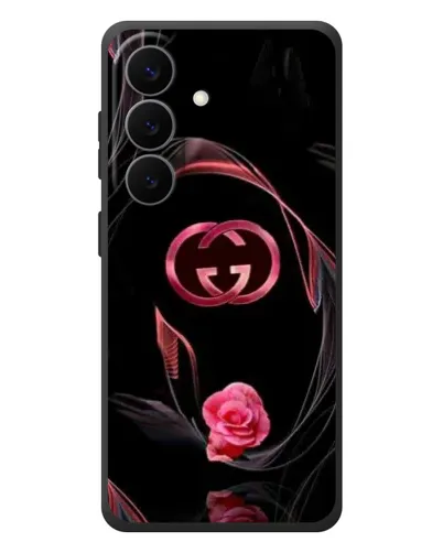 Чехол для Samsung Galaxy S26 Plus с картинкой «Gucci — неоновая роза» Чехол для Samsung Galaxy S26 Plus с картинкой «Gucci — неоновая роза»