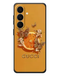 Чохол для Samsung Galaxy S26 Plus з картинкою «Gucci — золоті метелики»