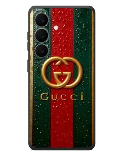 Чохол для Samsung Galaxy S26 Plus з картинкою «Gucci — фірмова смуга та золото»
