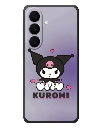 Чехол для Samsung Galaxy S26 Plus с картинкой «Kuromi — фиолетовый арт»