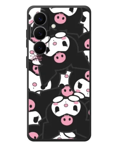 Чехол для Samsung Galaxy S26 Plus с картинкой «Паттерн голов Куроми»