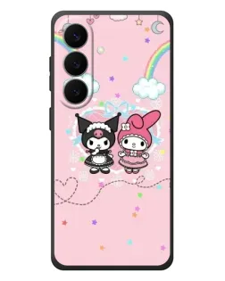 Чехол для Samsung Galaxy S26 Plus с картинкой «My Melody и Kuromi»