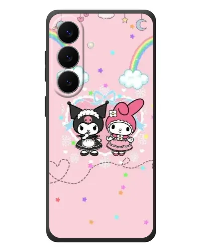 Чехол для Samsung Galaxy S26 Plus с картинкой «My Melody и Kuromi»