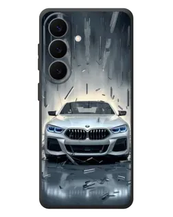 Чехол для Samsung Galaxy S26 Plus с картинкой «BMW в свете фар»