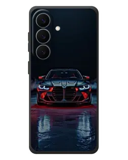 Чехол для Samsung Galaxy S26 Plus с картинкой «BMW на мокрой дороге»