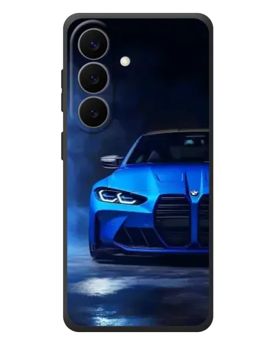 Чехол для Samsung Galaxy S26 Plus с картинкой «Голубая BMW M4» Чехол для Samsung Galaxy S26 Plus с картинкой «Голубая BMW M4»