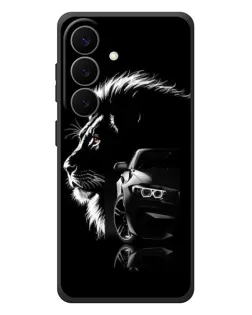 Чехол для Samsung Galaxy S26 Plus с картинкой «BMW и лев»
