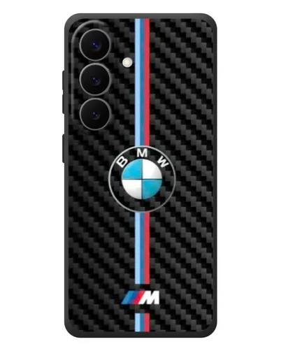 Чехол для Samsung Galaxy S26 Plus с картинкой «Эмблема BMW и карбон» Чехол для Samsung Galaxy S26 Plus с картинкой «Эмблема BMW и карбон»
