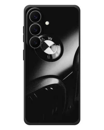 Чехол для Samsung Galaxy S26 Plus с картинкой «Эмблема BMW — макро» Чехол для Samsung Galaxy S26 Plus с картинкой «Эмблема BMW — макро»