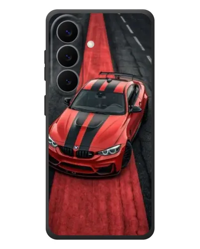 Чехол для Samsung Galaxy S26 Plus с картинкой «BMW на красной дорожке» Чехол для Samsung Galaxy S26 Plus с картинкой «BMW на красной дорожке»