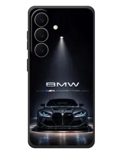 Чохол для Samsung Galaxy S26 Plus з картинкою «BMW крізь нічне місто»
