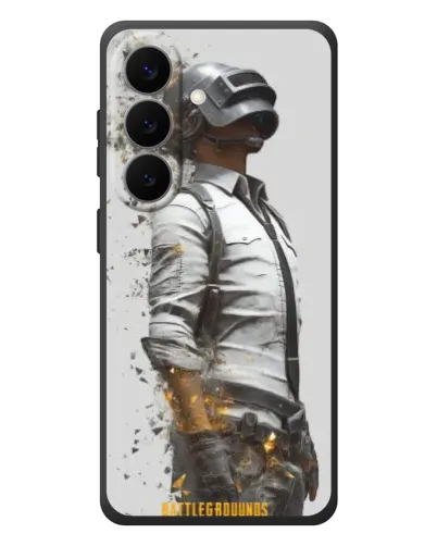 Чехол для Samsung Galaxy S26 Plus с картинкой «PUBG — боец в пыли» Чехол для Samsung Galaxy S26 Plus с картинкой «PUBG — боец в пыли»
