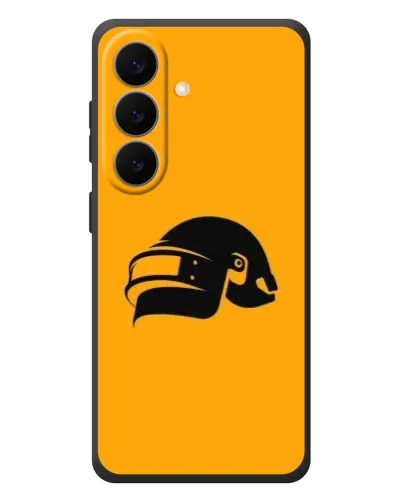Чехол для Samsung Galaxy S26 Plus с картинкой «PUBG — золотой шлем» Чехол для Samsung Galaxy S26 Plus с картинкой «PUBG — золотой шлем»