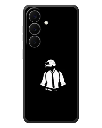 Чехол для Samsung Galaxy S26 Plus с картинкой «PUBG — белый шлем» Чехол для Samsung Galaxy S26 Plus с картинкой «PUBG — белый шлем»
