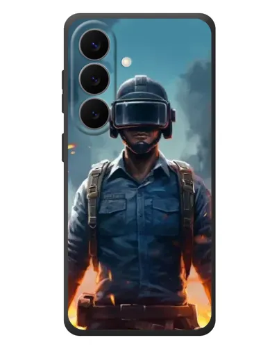 Чехол для Samsung Galaxy S26 Plus с картинкой «PUBG — реалистичный герой» Чехол для Samsung Galaxy S26 Plus с картинкой «PUBG — реалистичный герой»