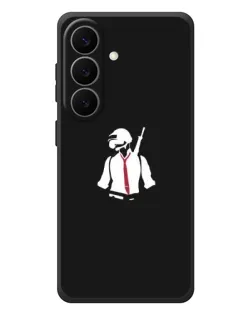 Чехол для Samsung Galaxy S26 Plus с картинкой «PUBG — силуэт воина»
