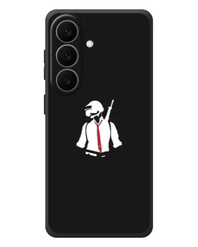 Чехол для Samsung Galaxy S26 Plus с картинкой «PUBG — силуэт воина» Чехол для Samsung Galaxy S26 Plus с картинкой «PUBG — силуэт воина»