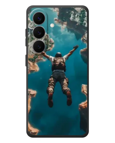 Чехол для Samsung Galaxy S26 Plus с картинкой «PUBG — свободное падение» Чехол для Samsung Galaxy S26 Plus с картинкой «PUBG — свободное падение»