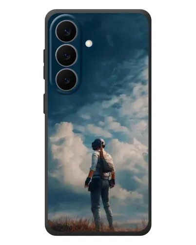 Чехол для Samsung Galaxy S26 Plus с картинкой «Герой PUBG на скале» Чехол для Samsung Galaxy S26 Plus с картинкой «Герой PUBG на скале»
