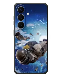 Чехол для Samsung Galaxy S26 Plus с картинкой «Десант PUBG — прыжок»