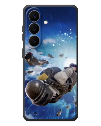 Чехол для Samsung Galaxy S26 Plus с картинкой «Десант PUBG — прыжок» Чехол для Samsung Galaxy S26 Plus с картинкой «Десант PUBG — прыжок»