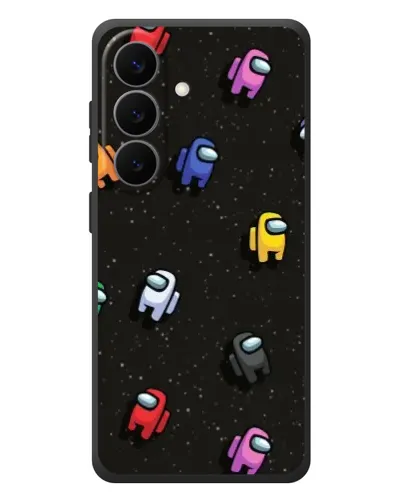 Чехол для Samsung Galaxy S26 Plus с картинкой «Космический паттерн Among Us» Чехол для Samsung Galaxy S26 Plus с картинкой «Космический паттерн Among Us»