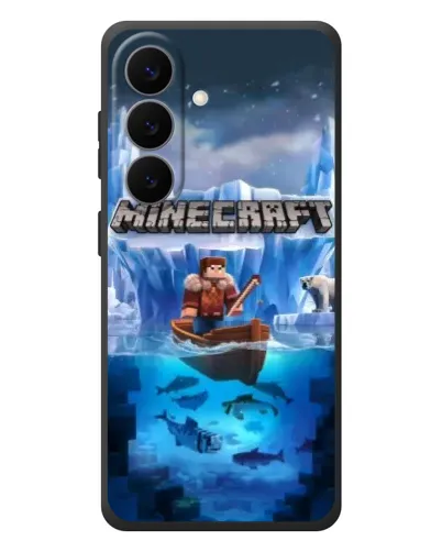 Чохол для Samsung Galaxy S26 Plus з картинкою «Minecraft льодянийсвіт»