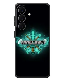 Чохол для Samsung Galaxy S26 Plus з картинкою «Minecraft Diamond лого»