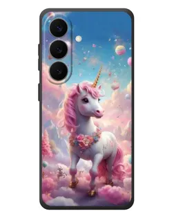 Чехол для Samsung Galaxy S26 Plus с картинкой «Единорог среди облаков»