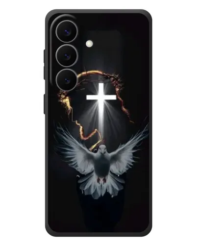 Чехол для Samsung Galaxy S26 Plus с картинкой «Голубь и Свет»
