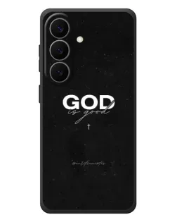 Чехол для Samsung Galaxy S26 Plus с картинкой «GOD — Бог над всем»