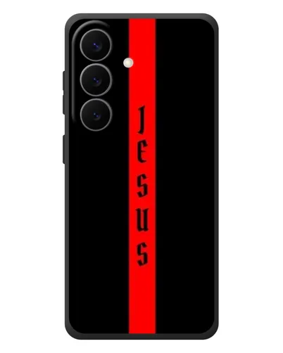 Чехол для Samsung Galaxy S26 Plus с картинкой «Красная линия веры»