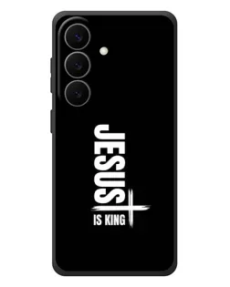 Чехол для Samsung Galaxy S26 Plus с картинкой «Вертикаль веры Jesus»