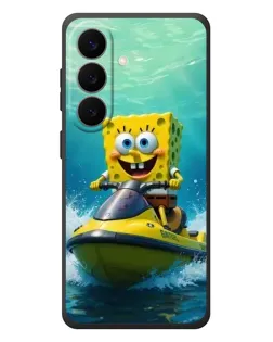 Чохол для Samsung Galaxy S26 Plus з картинкою «Спанч Боб на гідроциклі»