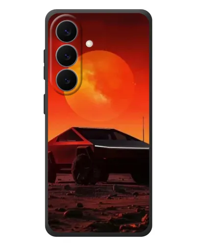 Чехол для Samsung Galaxy S26 Plus с картинкой «Cybertruck на Марсе» Чехол для Samsung Galaxy S26 Plus с картинкой «Cybertruck на Марсе»