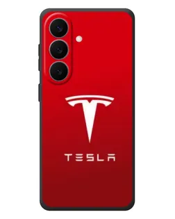 Чехол для Samsung Galaxy S26 Plus с картинкой «Tesla Red Classic» Чехол для Samsung Galaxy S26 Plus с картинкой «Tesla Red Classic»