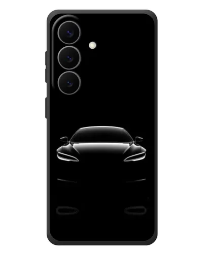 Чехол для Samsung Galaxy S26 Plus с картинкой «Силуэт Tesla Night» Чехол для Samsung Galaxy S26 Plus с картинкой «Силуэт Tesla Night»