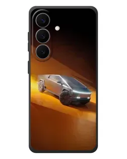 Чехол для Samsung Galaxy S26 Plus с картинкой «Cybertruck в пустыне»