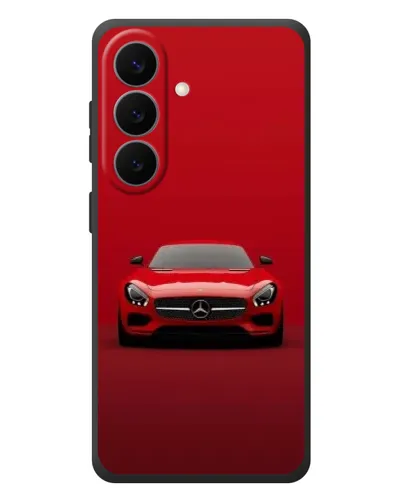 Чехол для Samsung Galaxy S26 Plus с картинкой «Красный Mercedes AMG» Чехол для Samsung Galaxy S26 Plus с картинкой «Красный Mercedes AMG»
