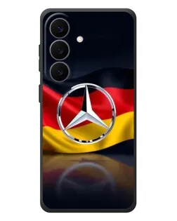 Чехол для Samsung Galaxy S26 Plus с картинкой «Mercedes — флаг Германии»