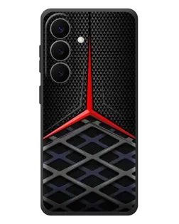 Чехол для Samsung Galaxy S26 Plus с картинкой «Mercedes Carbon Grid»
