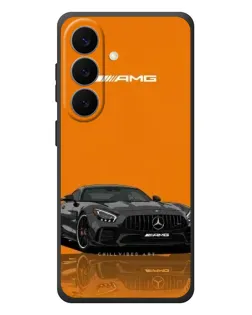 Чехол для Samsung Galaxy S26 Plus с картинкой «Оранжевый Mercedes AMG»