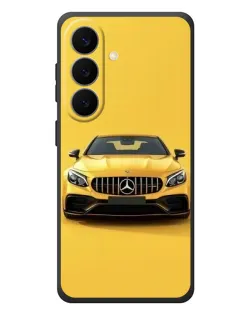 Чехол для Samsung Galaxy S26 Plus с картинкой «Желтый Mercedes GT»