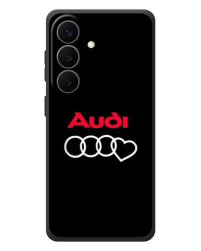Чехол для Samsung Galaxy S26 Plus с картинкой «Логотип Audi Heart»
